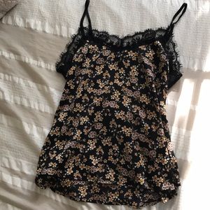 Floral Silky Lace Top
